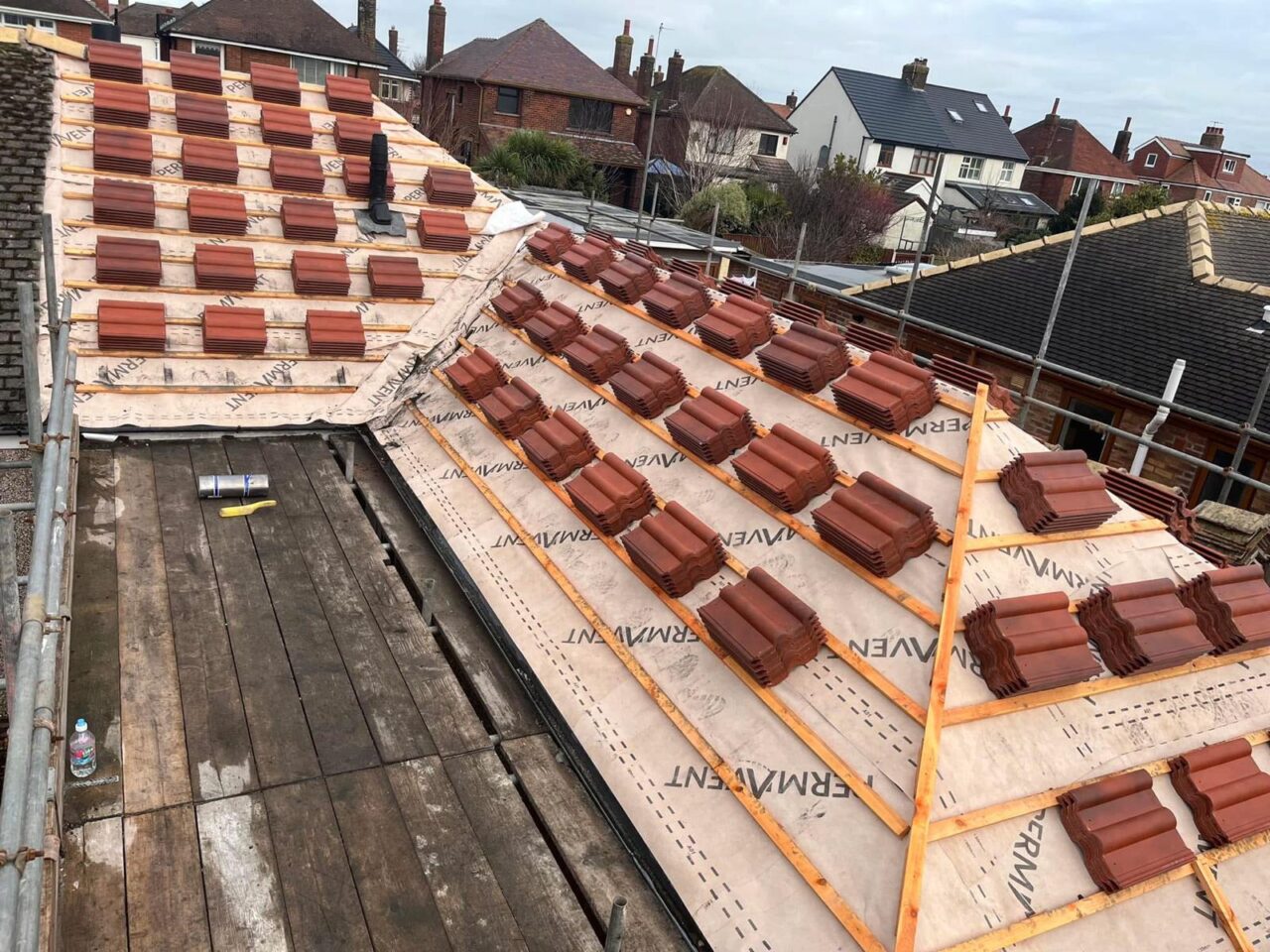 roofer blackpool new tiled roof